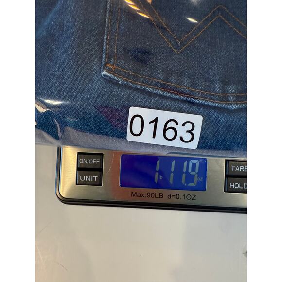 Wrangler Mens Regular Fit Jeans 38x32 Blue Denim USA Made Cowboy Western Vintage - Picture 7 of 7